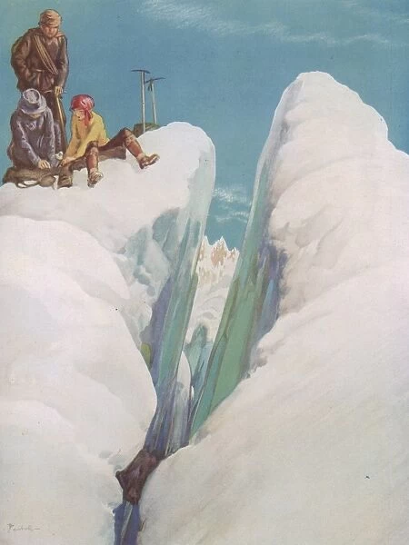 The Crevasse by Alfred Bestall