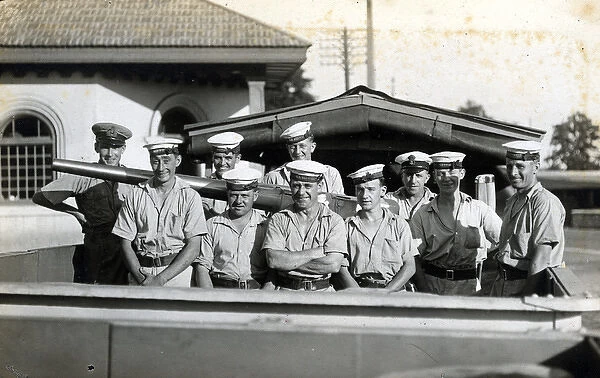Crew of HMS Berwick, British heavy cruiser
