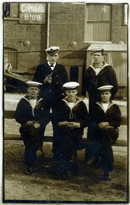 Framed Print : Crew of HMS Maidstone - submarine Depot Ship Framed Print : Crew of HMS Maidstone - submarine Depot Ship
