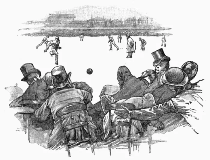 Framed Print : Cricket Ball Among Spectators Framed Print : Cricket Ball Among Spectators