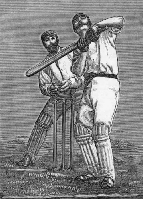 Framed Print : Cricket a batsman dealing with a full pitch Framed Print : Cricket a batsman dealing with a full pitch