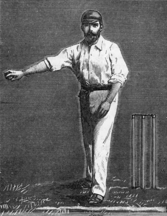 Framed Print : Cricket bowling a low delivery Framed Print : Cricket bowling a low delivery