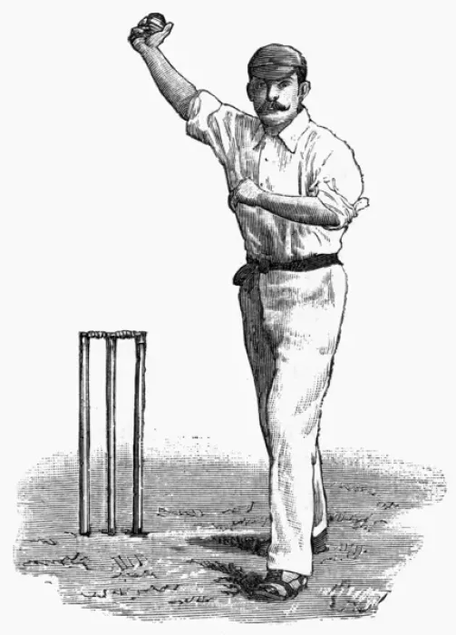 Framed Print : Cricket Bowling an Off-Break Framed Print : Cricket Bowling an Off-Break