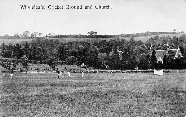 Cricket Ground and Church, Whyteleafe, Surrey