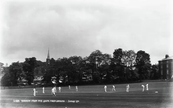 Framed Print : Cricket Match at Harrow Framed Print : Cricket Match at Harrow