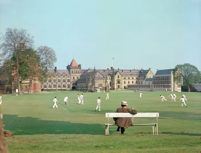 Framed Print : Cricket match at Tonbridge School, Tonbridge Framed Print : Cricket match at Tonbridge School, Tonbridge