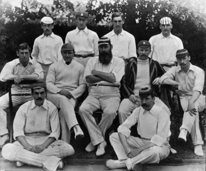 Framed Print : Cricket / Team / Gentlemen Framed Print : Cricket / Team / Gentlemen