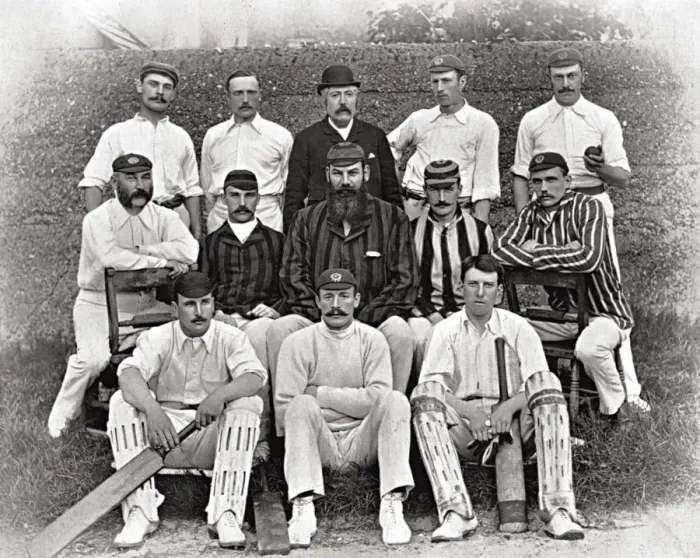 Framed Print : Cricket / Team / Gloucester Framed Print : Cricket / Team / Gloucester
