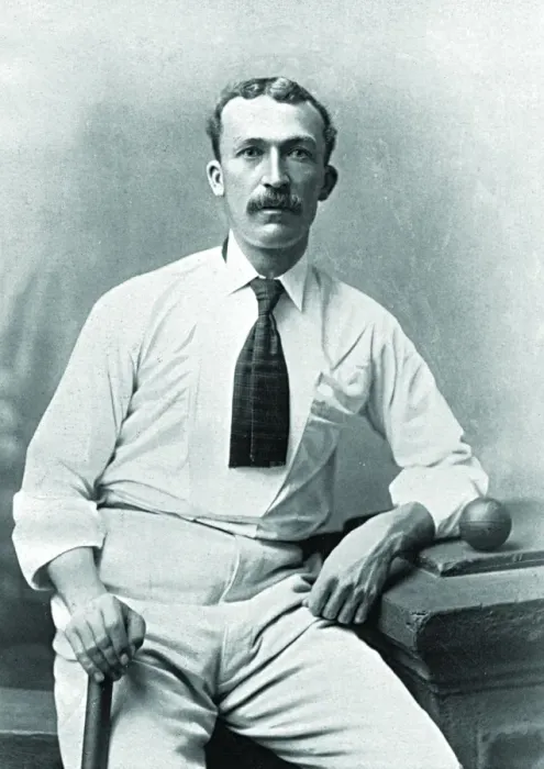 Framed Print : Cricketer, Attewell Framed Print : Cricketer, Attewell