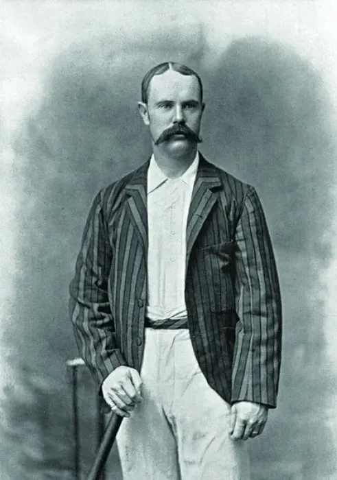 Framed Print : Cricketer / Bannerman Framed Print : Cricketer / Bannerman