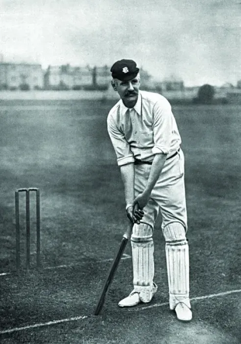 Framed Print : Cricketer, Barnes Framed Print : Cricketer, Barnes