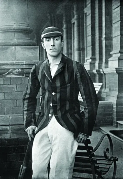 Framed Print : Cricketer, Bromley-Davenp