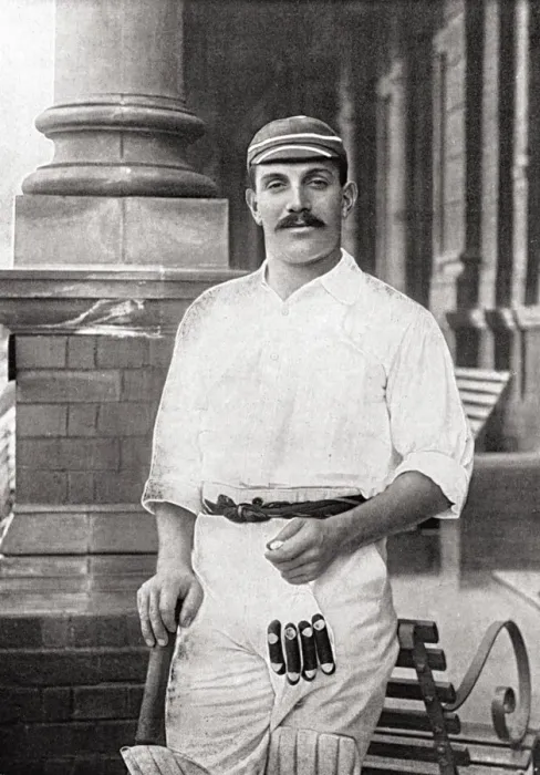 Framed Print : Cricketer, Brown Framed Print : Cricketer, Brown