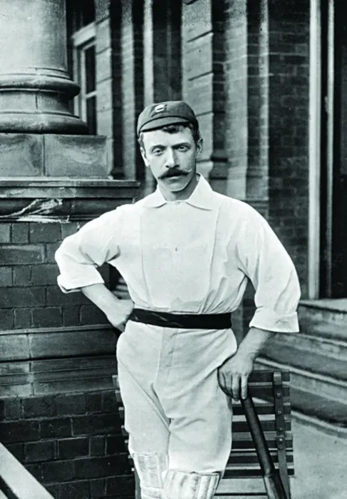 Framed Print : Cricketer, Burns Framed Print : Cricketer, Burns