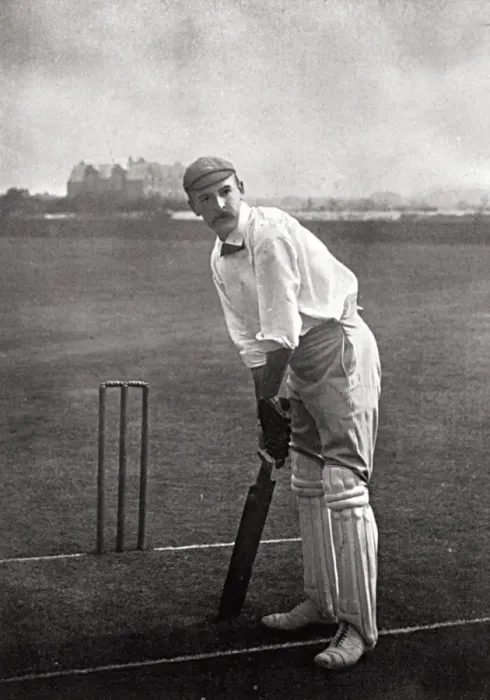 Framed Print : Cricketer, Crosfield Framed Print : Cricketer, Crosfield