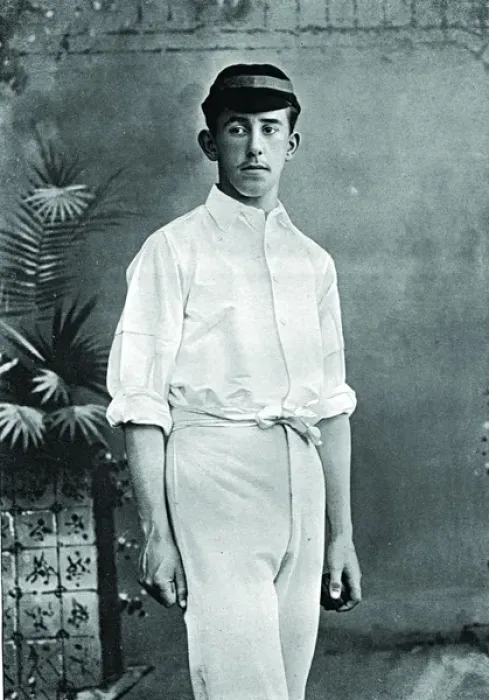 Framed Print : Cricketer, Cunliffe Framed Print : Cricketer, Cunliffe