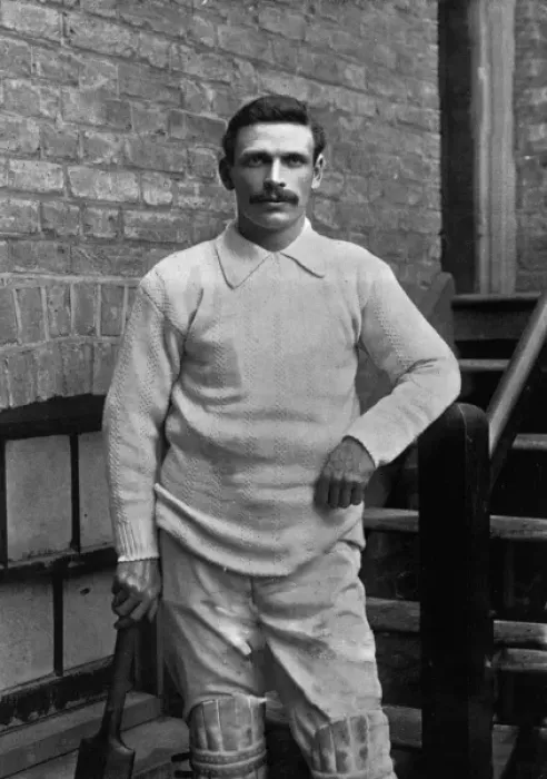 Framed Print : Cricketer, Devey Framed Print : Cricketer, Devey