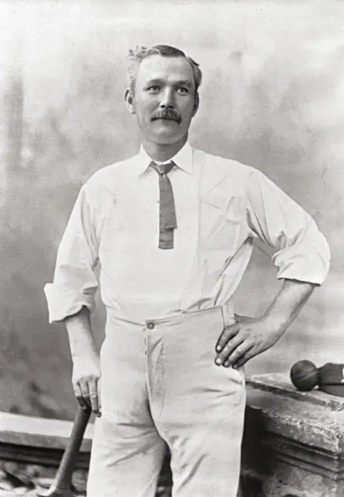 Framed Print : Cricketer, Humphreys Framed Print : Cricketer, Humphreys