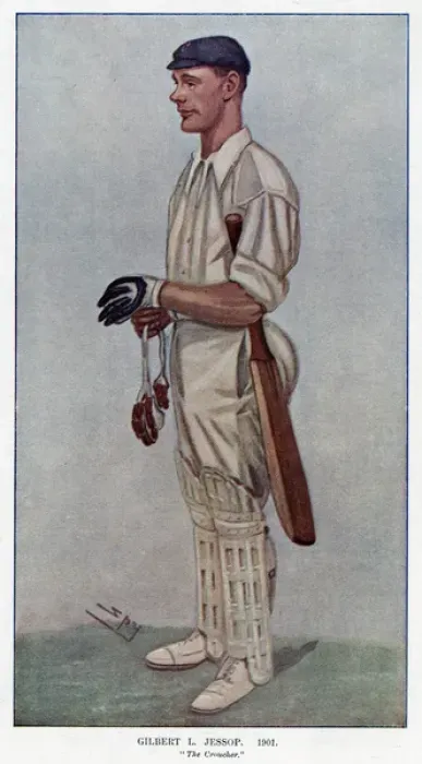 Framed Print : Cricketer / Jessop / V. Fair Framed Print : Cricketer / Jessop / V. Fair