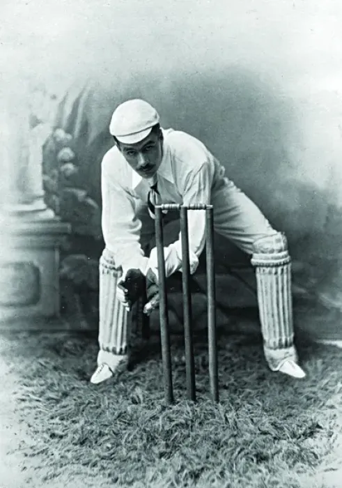 Framed Print : Cricketer, Macgregor Framed Print : Cricketer, Macgregor
