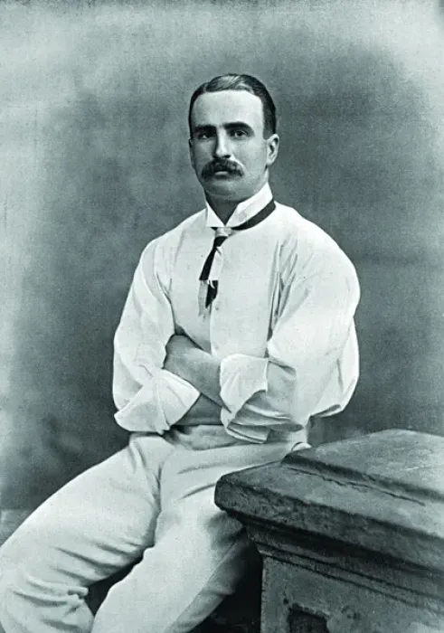 Framed Print : Cricketer, Radcliffe Framed Print : Cricketer, Radcliffe