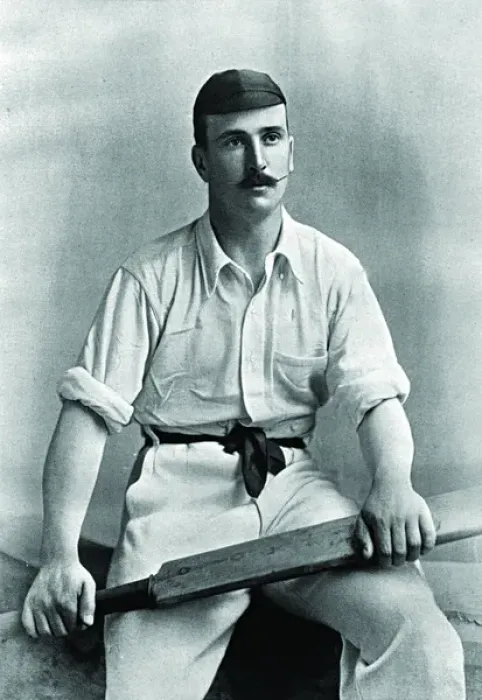 Framed Print : Cricketer, Troup Framed Print : Cricketer, Troup