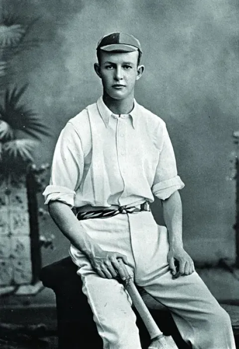 Framed Print : Cricketer, Warner Framed Print : Cricketer, Warner