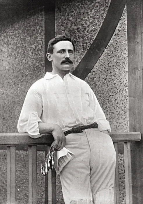 Framed Print : Cricketer, Whiteside Framed Print : Cricketer, Whiteside