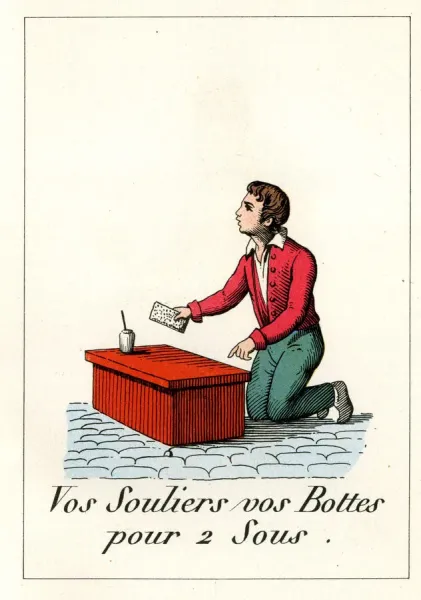 Shoeshine Boy Famous Painting Boy With Dog Shoe Shine Boy By John