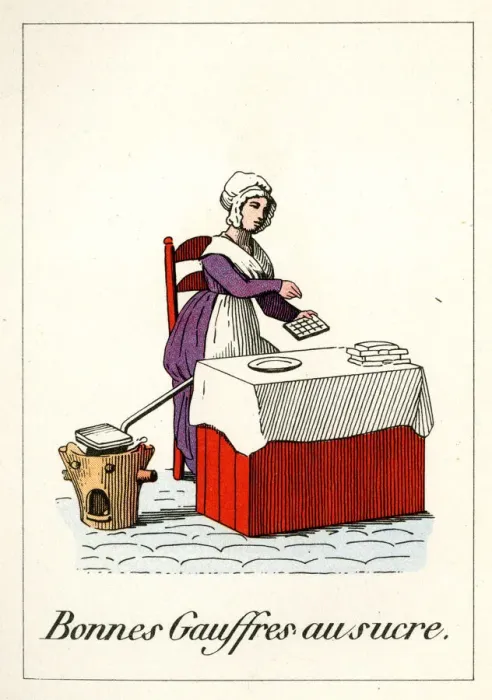 Framed Print : Cries of Paris - waffle seller Framed Print : Cries of Paris - waffle seller