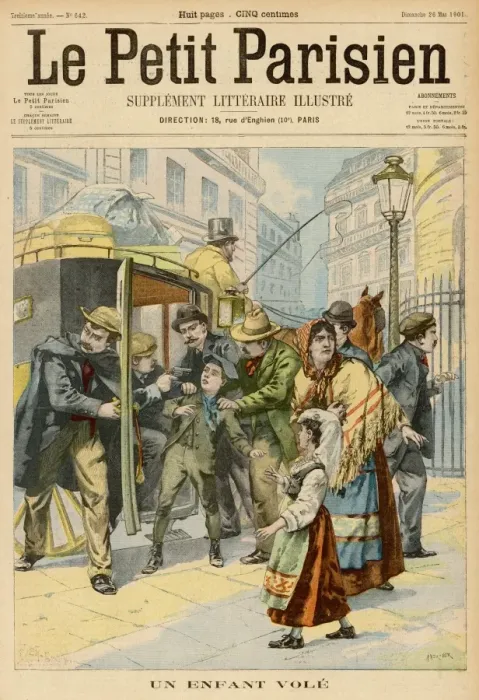 Framed Print : Crime / Kidnap / Child / 1901 Framed Print : Crime / Kidnap / Child / 1901