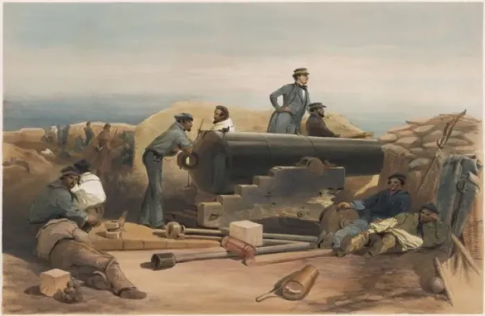 Framed Print : Crimea Artillery Framed Print : Crimea Artillery