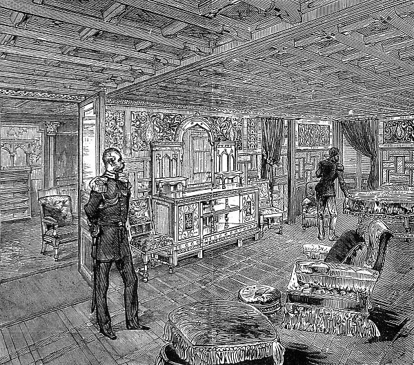 The Crimean Tartar Saloon, SY Livadia, 1880