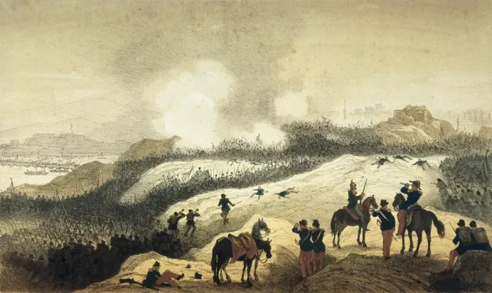 Framed Print : Crimean War (1853-1856). Battle of Malakoff (1855) Framed Print : Crimean War (1853-1856). Battle of Malakoff (1855)