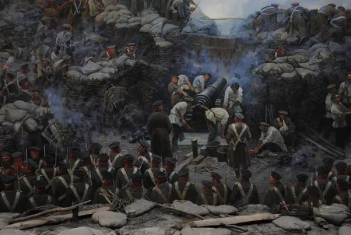 Framed Print : Crimean War (1853-1856). Siege of Sevastopol, 1854-1855, by Framed Print : Crimean War (1853-1856). Siege of Sevastopol, 1854-1855, by