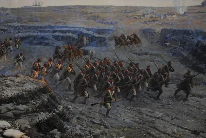 Framed Print : Crimean War (1853-1856). Siege of Sevastopol, 1854-1855, by Framed Print : Crimean War (1853-1856). Siege of Sevastopol, 1854-1855, by