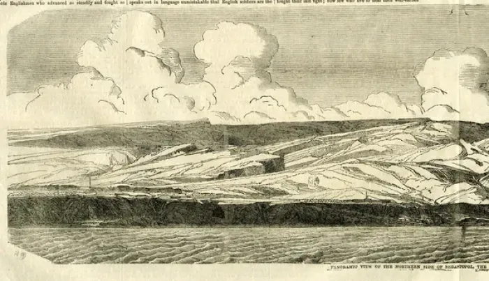 Framed Print : Crimean War, northern side of Sebastopol Framed Print : Crimean War, northern side of Sebastopol