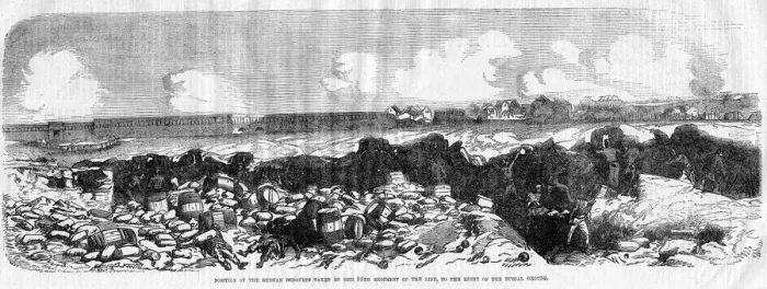 Framed Print : Crimean War, Russian redoubts taken by 98th Regiment Framed Print : Crimean War, Russian redoubts taken by 98th Regiment