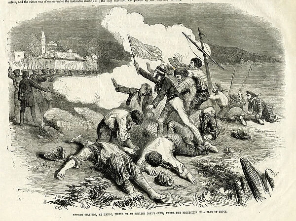 Crimean War, Russian soldiers at Hango