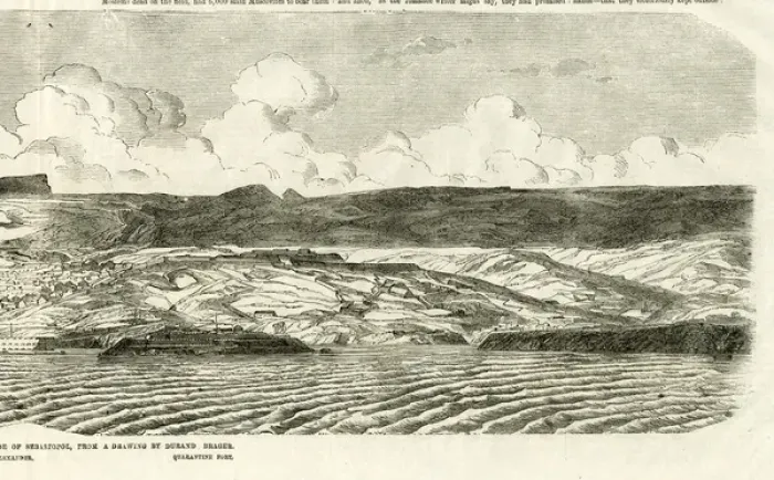 Framed Print : Crimean War, south side of Sebastopol Framed Print : Crimean War, south side of Sebastopol