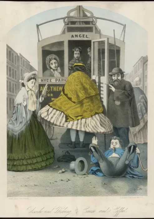 Framed Print : Crinoline Bus Accident Framed Print : Crinoline Bus Accident