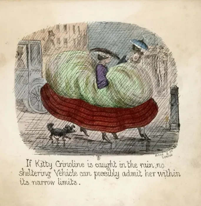 Framed Print : Crinoline in the Rain Framed Print : Crinoline in the Rain