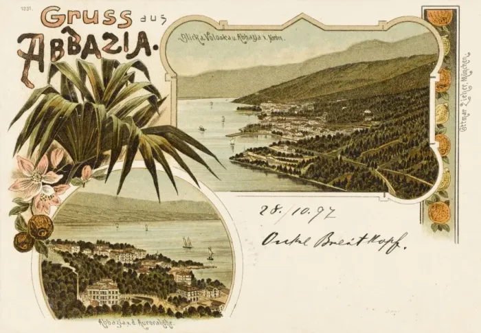 Framed Print : Croatia - Abbazia (now Opatija) Framed Print : Croatia - Abbazia (now Opatija)