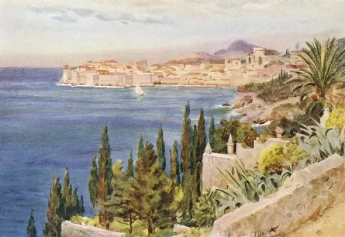 Framed Print : Croatia / Dubrovnik 1925 Framed Print : Croatia / Dubrovnik 1925