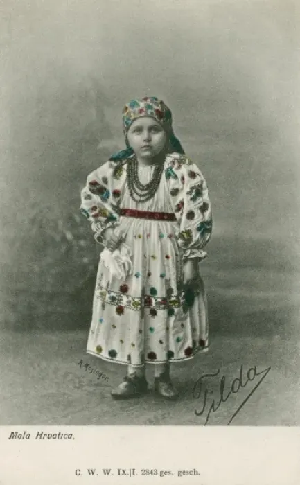 Framed Print : Croatia - National Folk Costume Framed Print : Croatia - National Folk Costume