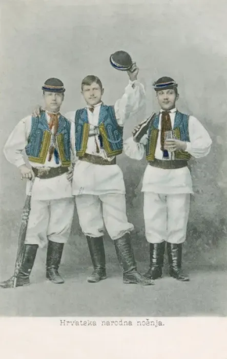 Framed Print : Croatia - National Folk Costume