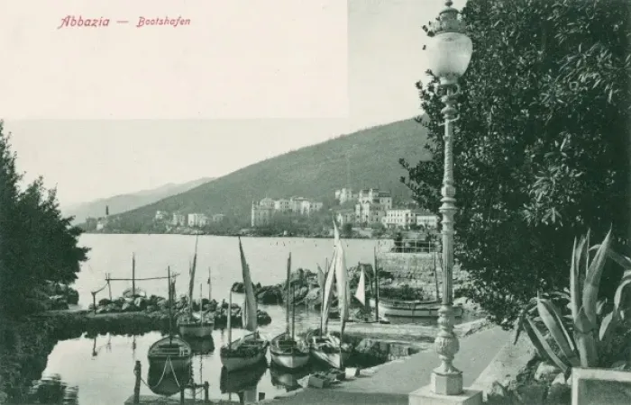 Framed Print : Croatia - Opatija (Abbazia) - Harbour Framed Print : Croatia - Opatija (Abbazia) - Harbour