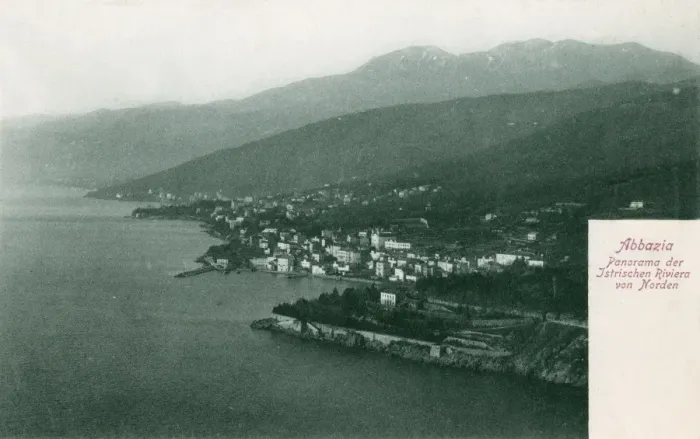 Framed Print : Croatia - Opatija (Abbazia) - High view