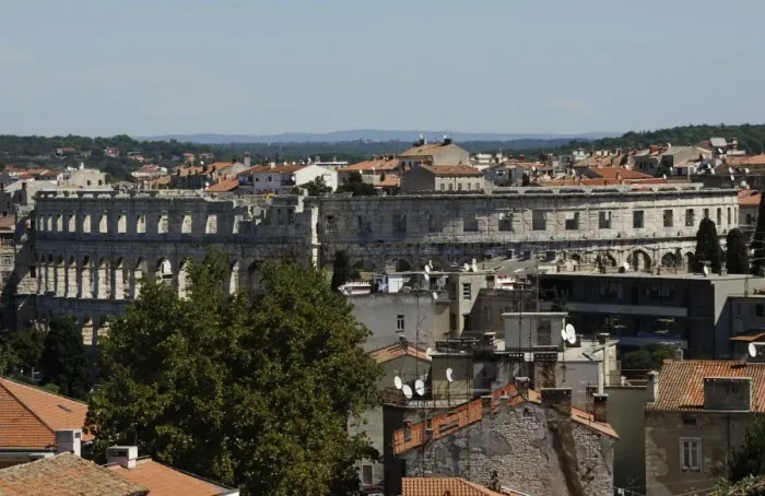 Framed Print : Croatia. Pula. City panorama Framed Print : Croatia. Pula. City panorama