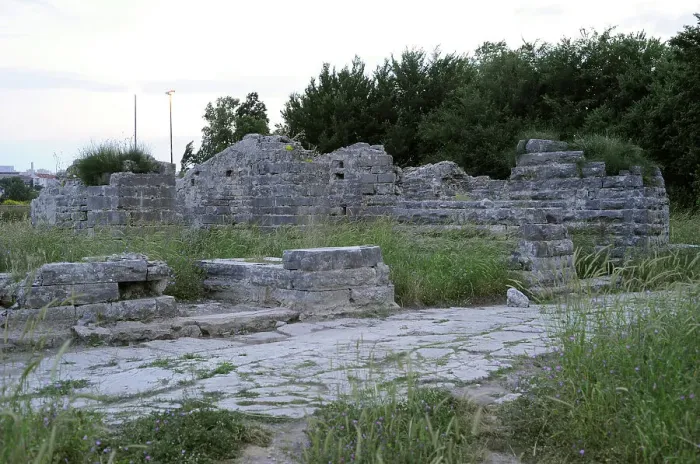 Framed Print : Croatia, Solin. Ancient city of Salona. Archaeological ruins Framed Print : Croatia, Solin. Ancient city of Salona. Archaeological ruins